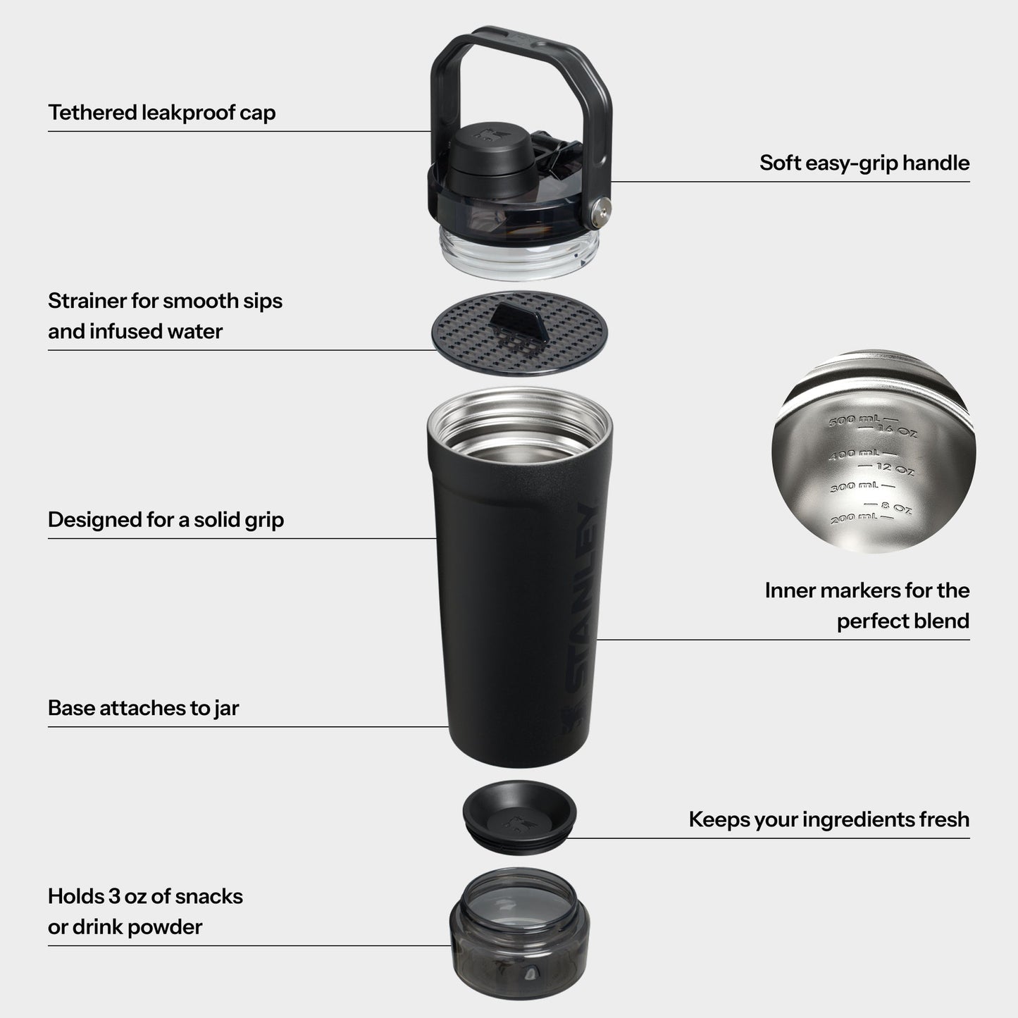 THE ACTIVATE SHAKER BOTTLE | 20 OZ