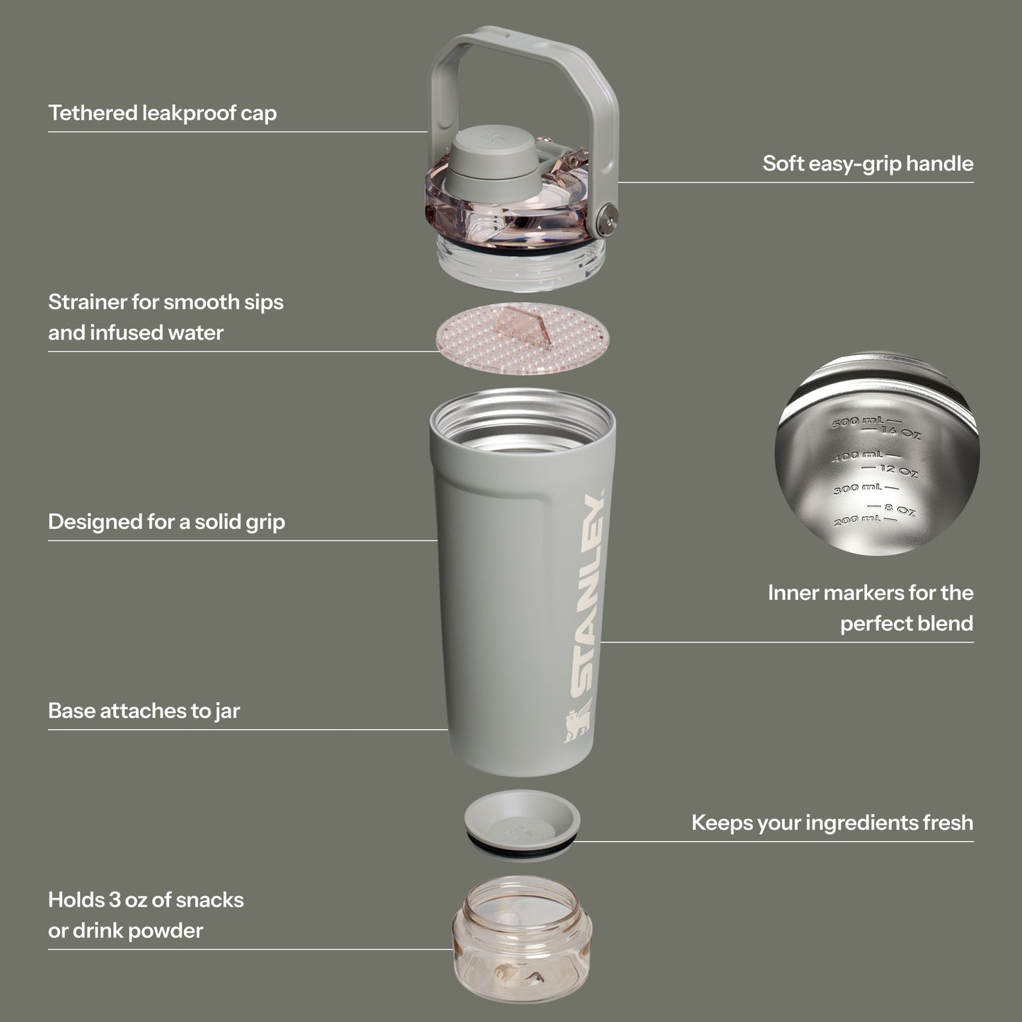 THE ACTIVATE SHAKER BOTTLE | 20 OZ