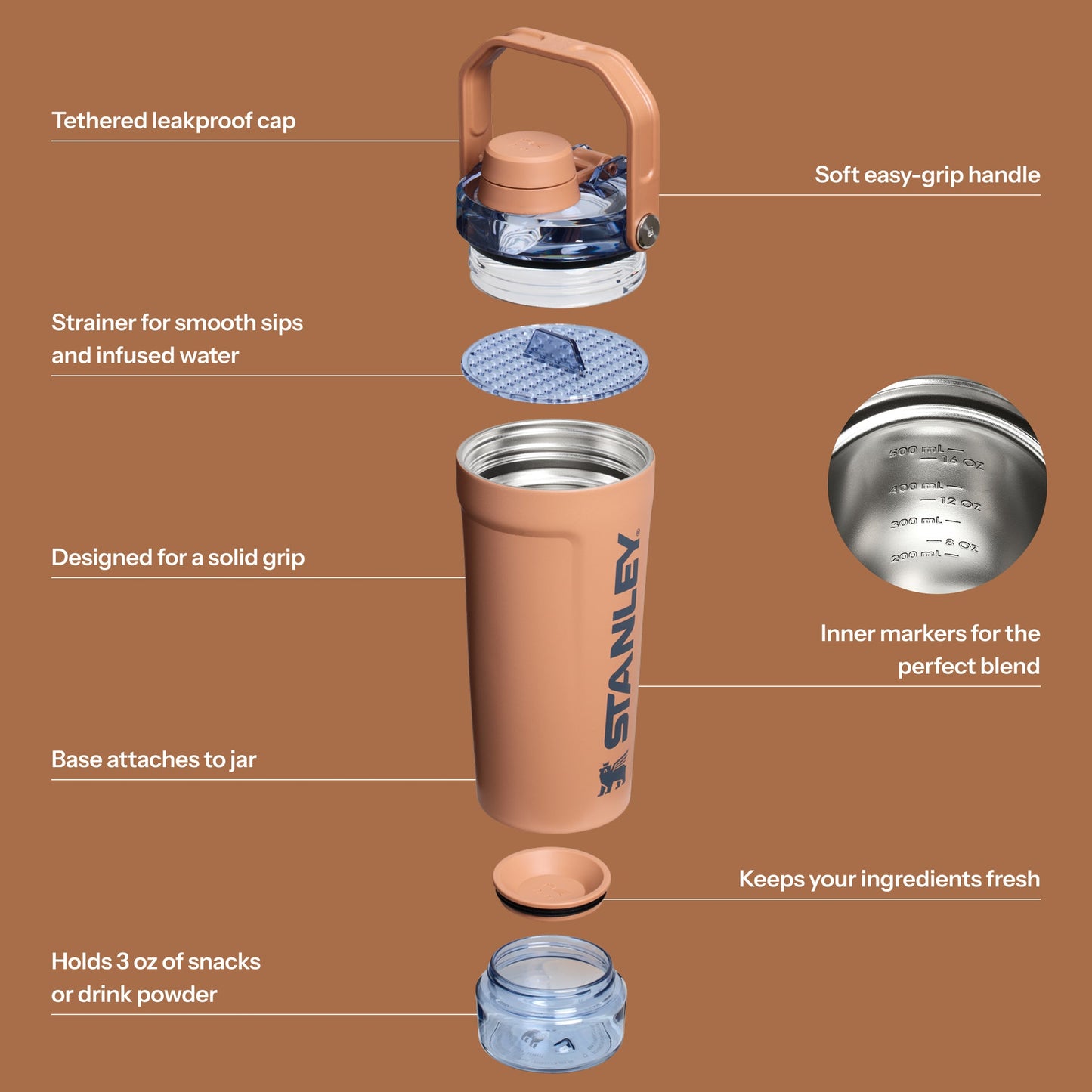 THE ACTIVATE SHAKER BOTTLE | 20 OZ