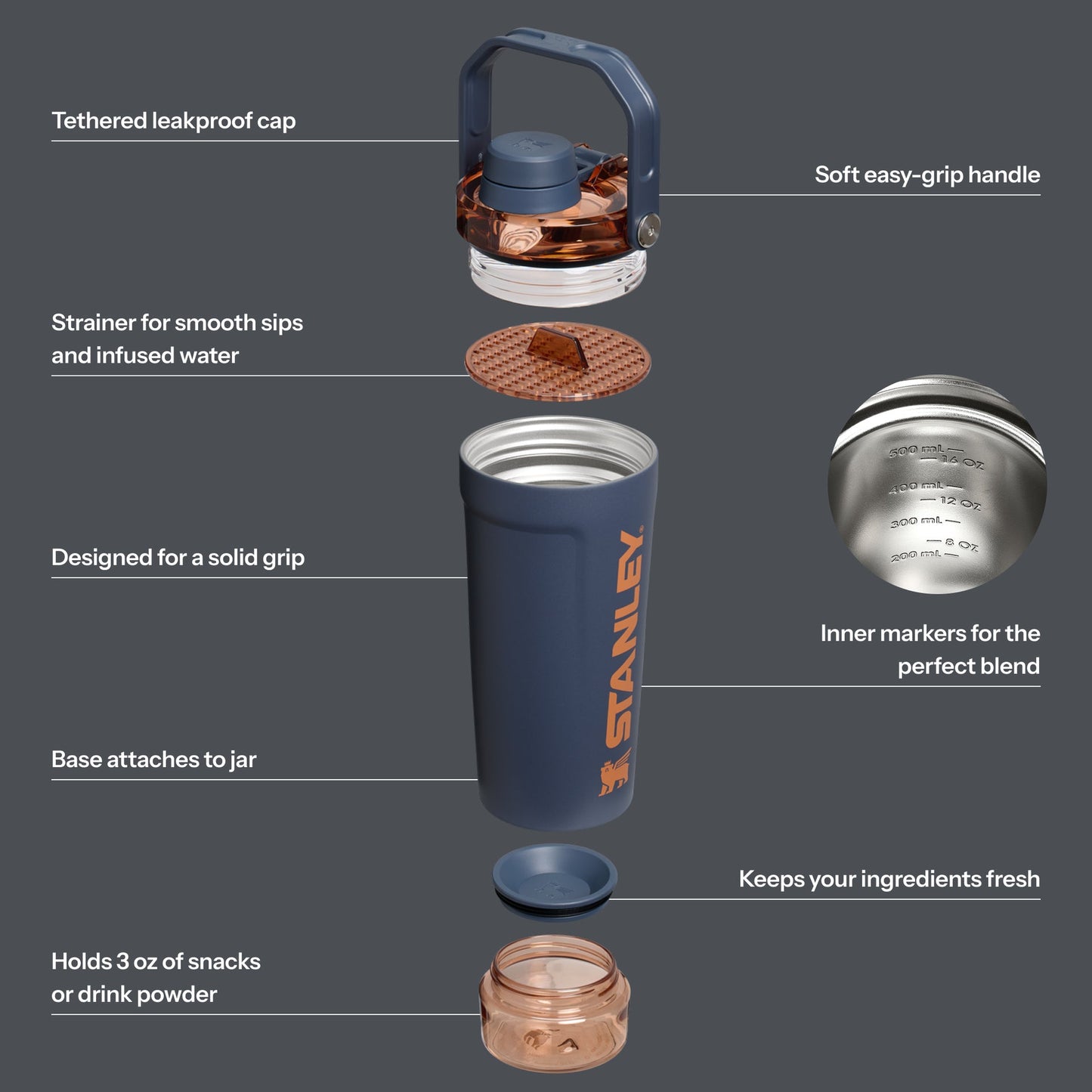 THE ACTIVATE SHAKER BOTTLE | 20 OZ