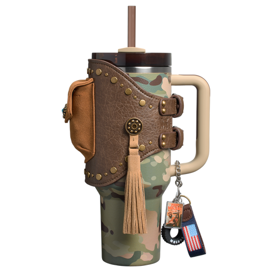 THE POST MALONE X STANLEY QUENCHER® H2.0 FLOWSTATE™ TUMBLER WITH QUENCHER® POUCH BELT | 40 OZ