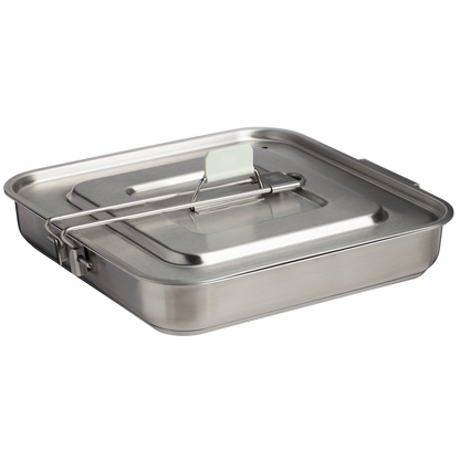 THE WILDFARE PRO SQUARE PAN COOKSET 5-PIECE SET | 2 QT
